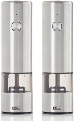 "AdHoc Electric Pepper and Salt Mill Set i.Mill 6.7"""