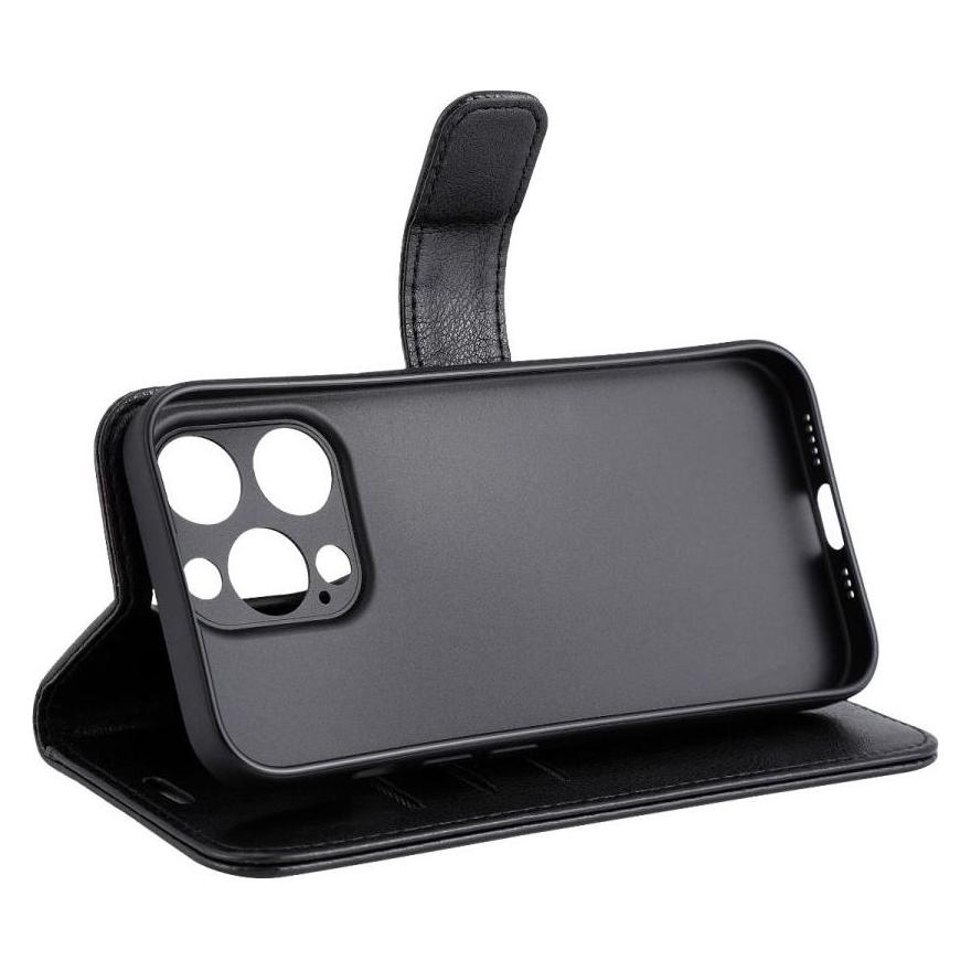 Radicover Radiation Protection Wallet Vegan Leather iPhone 15 PRO Flipcover Black PU (Apple iPhone 15 Pro) (587107)