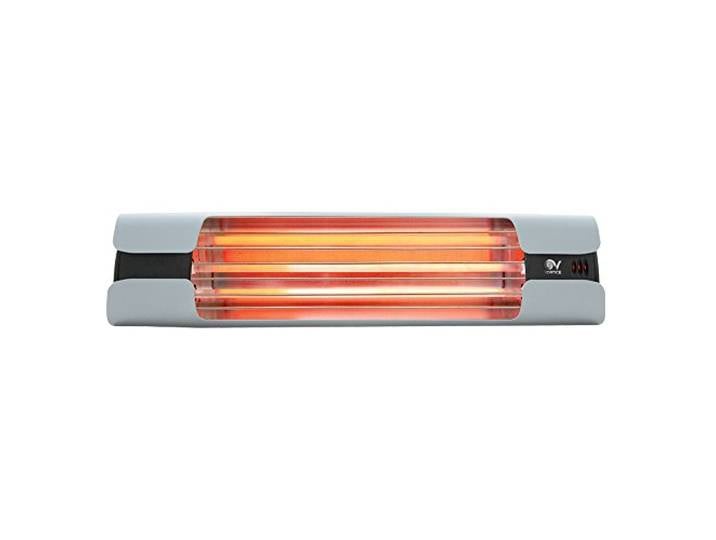 Vortice de chauffage mural avec cordon\, infrarouge\, 600/1200/1800 W\, thermologika Design\, gris\, 70003 1800W