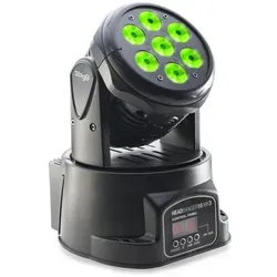Stagg Head Banger 10 LED Moving-Head Scheinwerfer (10 W, LED), Scheinwerfer, Mehrfarbig