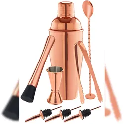 FOX BOX kupferfarben Cocktail Set 8-teilig