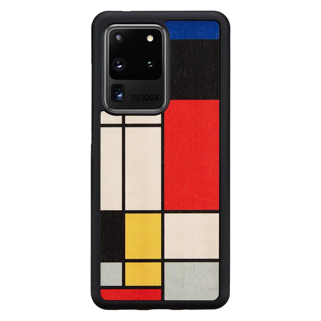 Man.Wand &WOOD case for Galaxy S20 Ultra mondrian wood juodas (Samsung Galaxy S20 Ultra) (1000001219)
