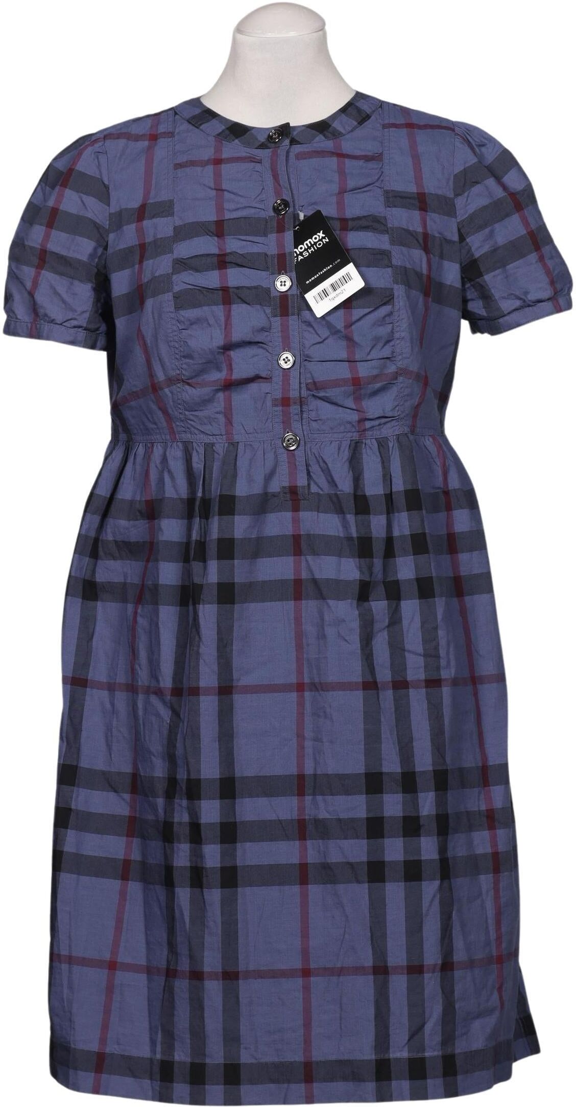 Burberry Damen Kleid, Mehrfarbig, Gr. EU 38, Baumwolle - Second Hand