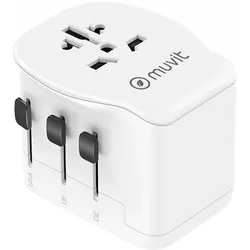 Muvit, Steckdosenleiste, Steckdosenleiste for Change Kunststoff 45 W (4x, USB-A, USB-C)