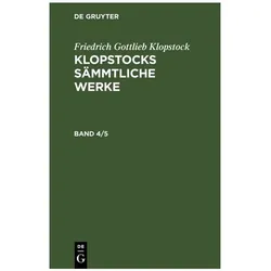Klopstock:Friedrich Gottlieb Klopstock:, Fachbücher von Friedrich Gottlieb Klopstock