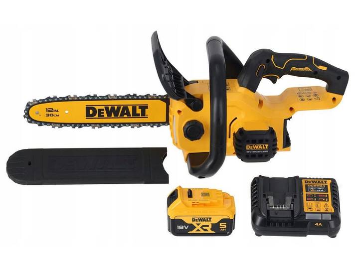 Tronçonneuse 30 cm XR 18V 5 Ah Li-ion Brushless - DEWALT - DCMCS565P1-QW