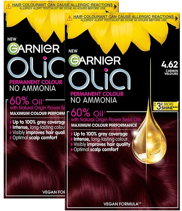 Garnier Olia Permanent Hair Dye, No Ammonia Full Grey Coverage Long La
