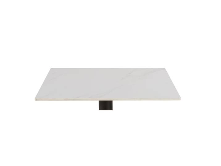 Tischplatte im Freien in Marmoroptik 70cm