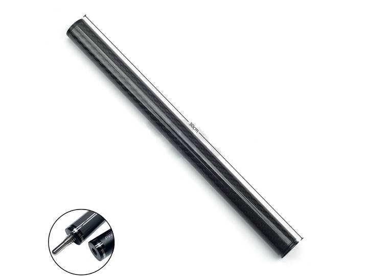 Protecteur de joint long en fibre de carbone Cuetec Ghost Propel Jumper 12 pouces pour queue de billard