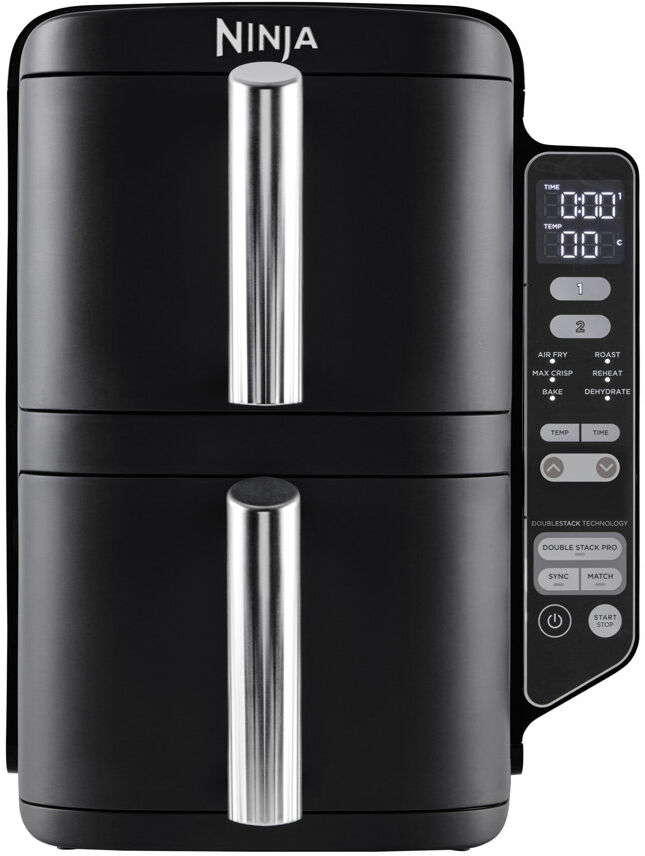 Ninja Double Stack 2-Drawer Air Fryer 7.6L SL300UK Black 7.6L