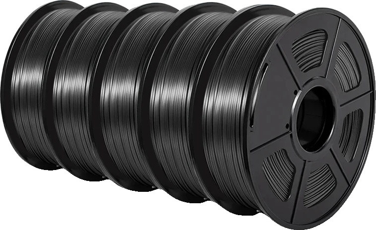 JAYO PLA+ Silk filament zwart, diameter 1,75 mm, 5,5 kg