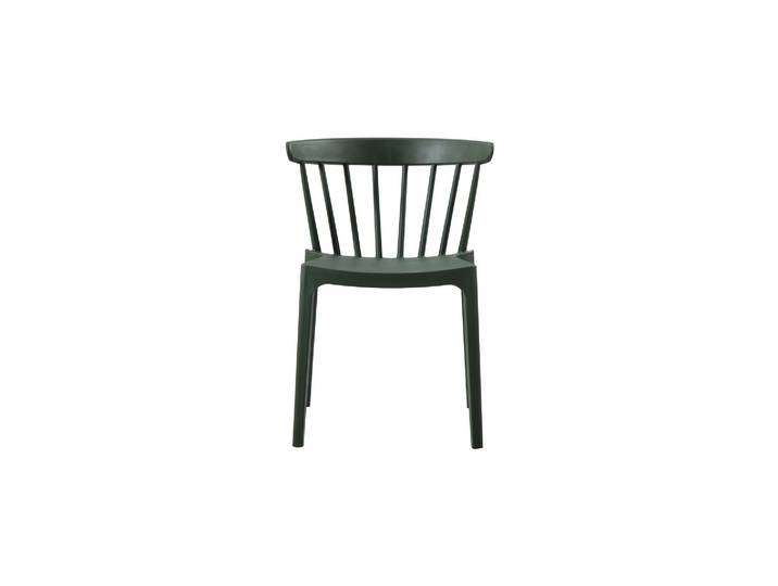 Chaise en plastique vert Bliss
