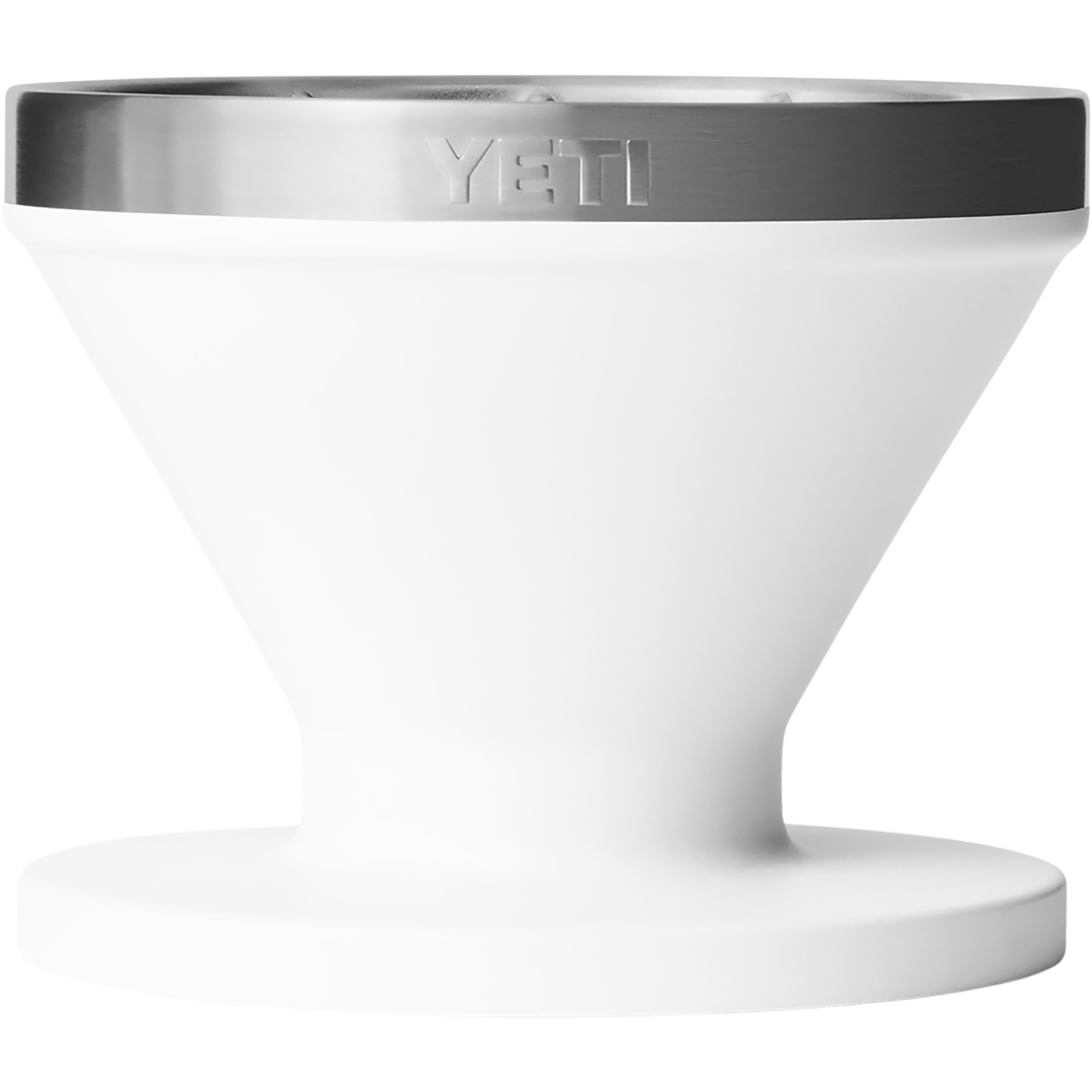 Yeti Rambler Pour Over Isolierflaschen weiss Camping