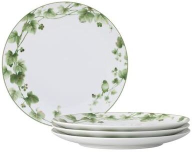 "Noritake Ivy Whisper Set of 4 Dinner Plates, 10.5"""