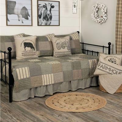 Vhc Brands Sawyer Mill Daybed Quilt Set Multi Warm Daybed, Daybed, Multi Warm