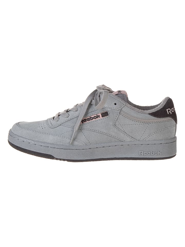Reebok Leder-Sneakers "Club C Revenge" in Grau/ Schwarz - 42