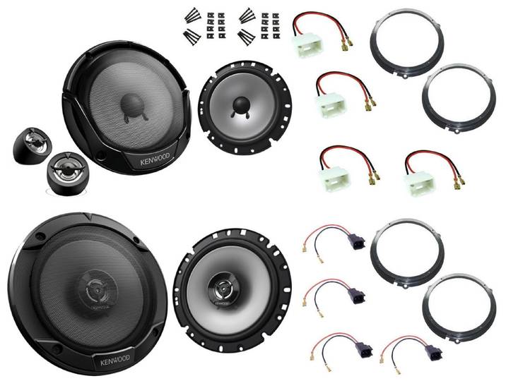 DSX Kenwood Lautsprecher für Ford Transit Connect Tür vorne hinten 600 W Auto-Lautsprecher (60 W)