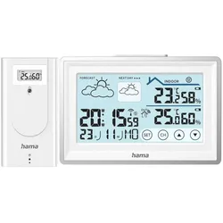 HAMA Wetterstation Bahamas mit Außensensor - weiß