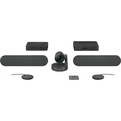 Logitech Rally Plus - Modulares 4K-Videokonferenzsystem für große Räume