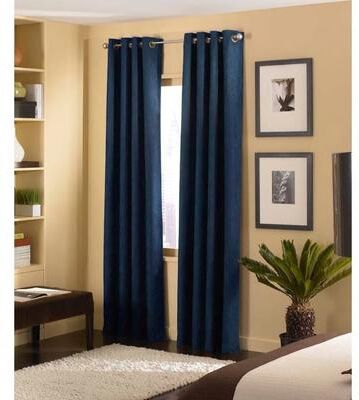Cameron Luxe Microsuede Grommet Curtain Panel