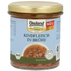 Ökoland Rindfleisch in Brühe bio