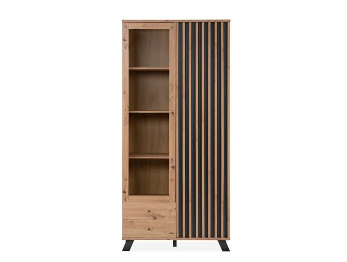 Finori Medan 52A Vitrine Holzwerkstoff Artisan Oak/Anthrazit