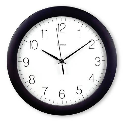 Hama 00185871 Funk Wanduhr 30cm x 300mm x 300mm x 52mm Schwarz