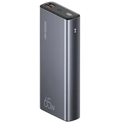 Usams SuperMac Series (30000 mAh, 65 W, 111 Wh), Powerbank, Grau