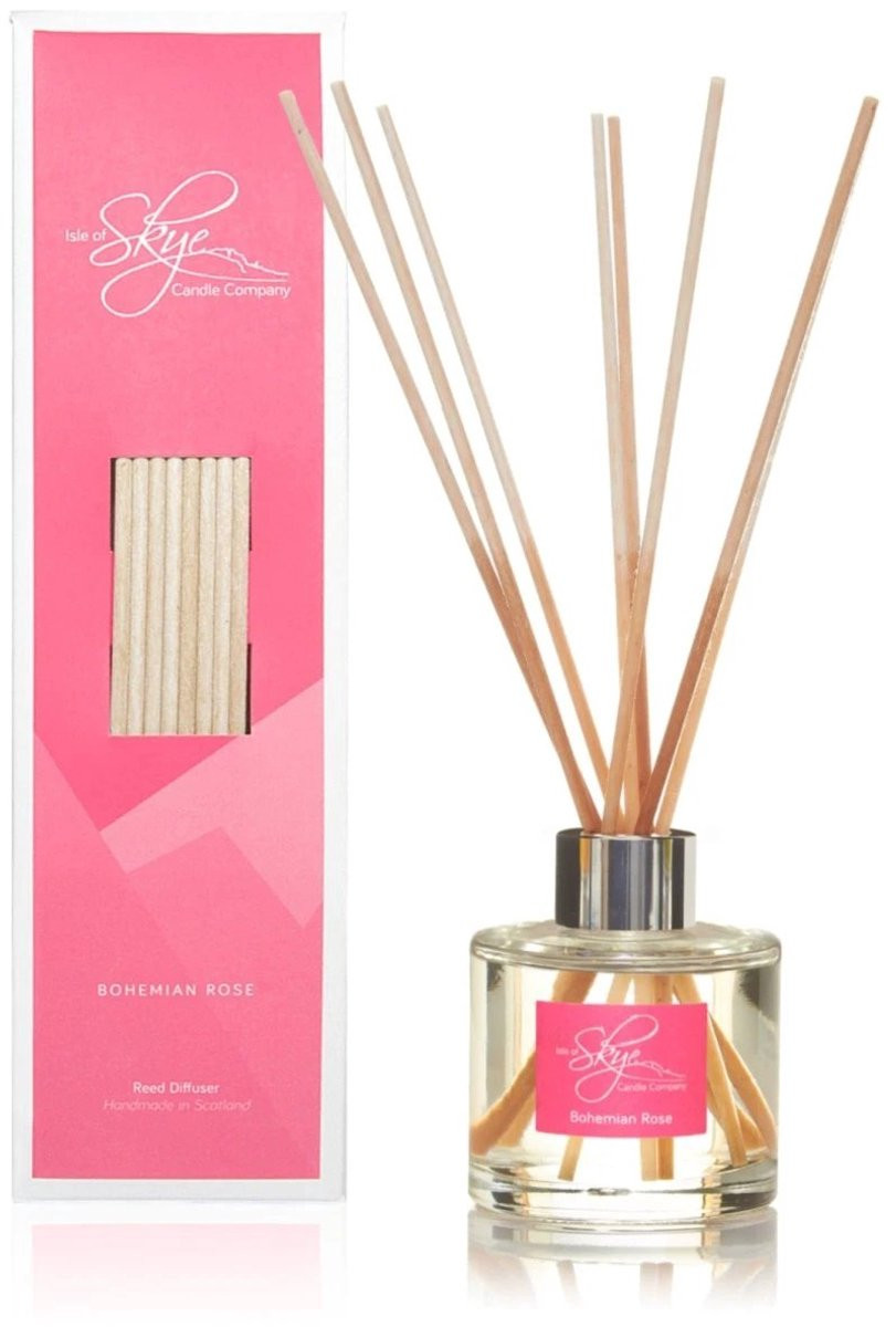 Isle of Skye Candle Company Reed Diffuser Romantische Roos met etherische oliën