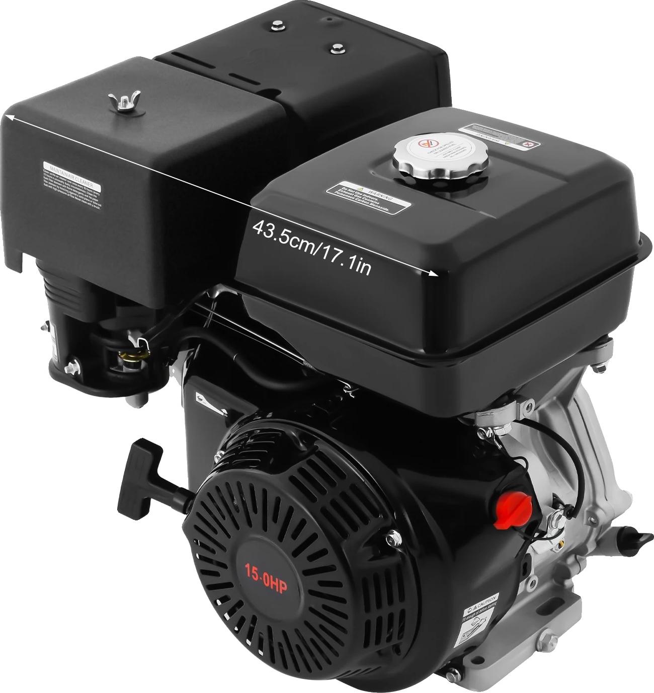 4-Takt-Benzinmotor, 8800W Leistung, Luftkühlungssystem, schwarz