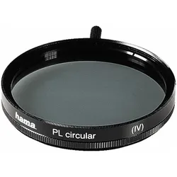 Hama Polarisations-Filter (58 mm, Polarisationsfilter), Objektivfilter, Schwarz