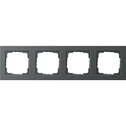 Gira 021423 Abdeckrahmen 4f Gira E2 Anthrazit