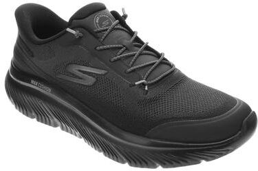 Skechers Performance GO WALK Max Cushioning Hyper Burst-Zoltar (Men's) Athletic in Black, Size 10.5 M, Textile