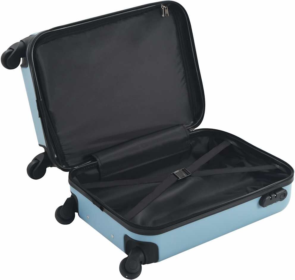 vidaXL Valise rigide Bleu ABS