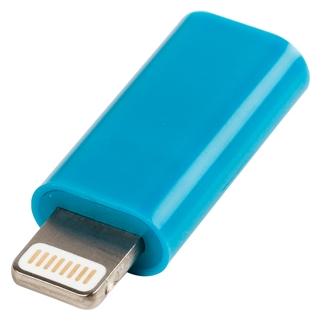 Valueline adaptér Lightning 8-pin - USB Micro-B zásuvka modrá / Adaptér (VLMP39901L)