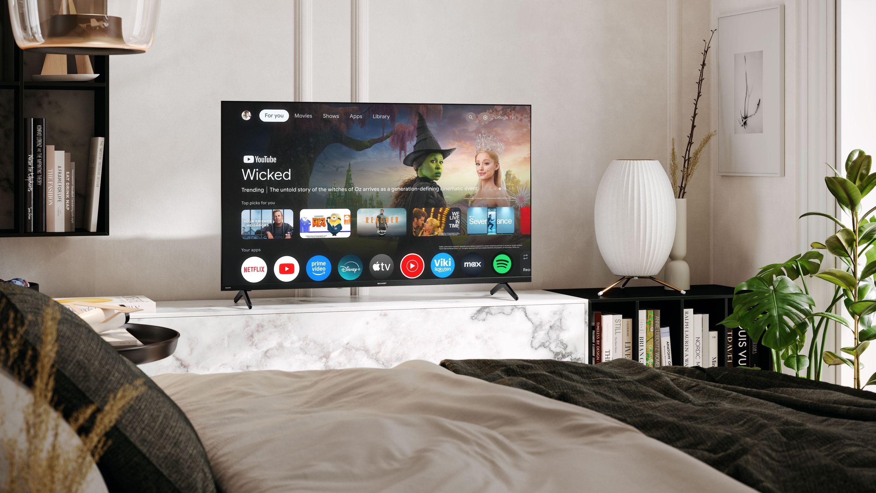 Sharp 40HF3265E, 101,6 cm (40"), 1920 x 1080 Pixel, OLED, Smart-TV, WLAN, Schwarz