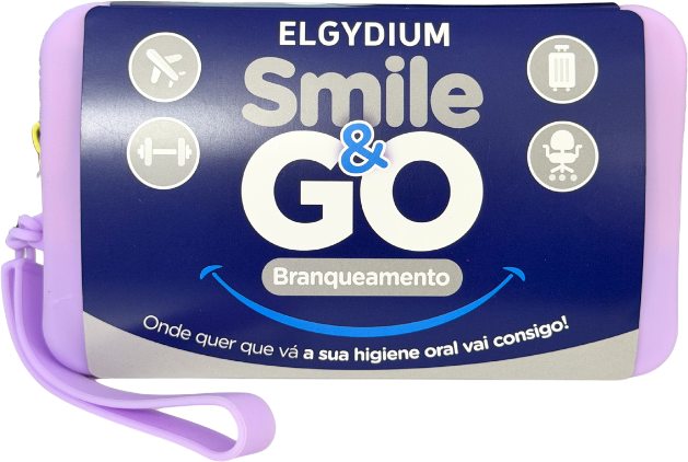 Elgydium Smile & Go Kit Viagem Branqueamento Cor Lilás