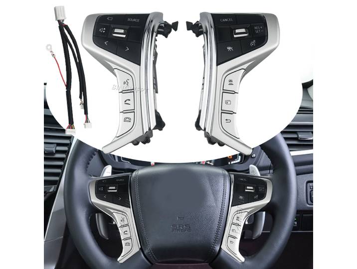 Bouton de commutation de régulateur de vitesse de bonne qualité, bouton de volant multifonction pour Mitsubishi PAJERO SPORT 2015 – 2022 L200