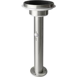 OSRAM HOMELIGHTING ENDURA Style Solar 40cm Post Sensor Double Circle 6W Stainless Steel 4099854455469 LED-Außenwandleuchte LED 6.00 W Steel