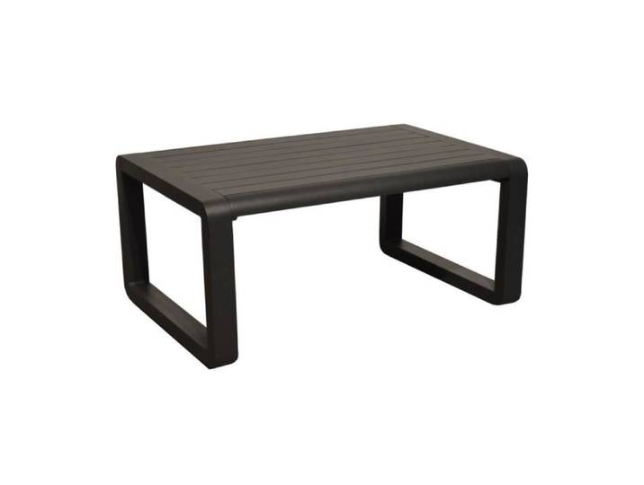Table basse de jardin rectangulaire Quenza II - graphite 90 x 40 x 60 cm