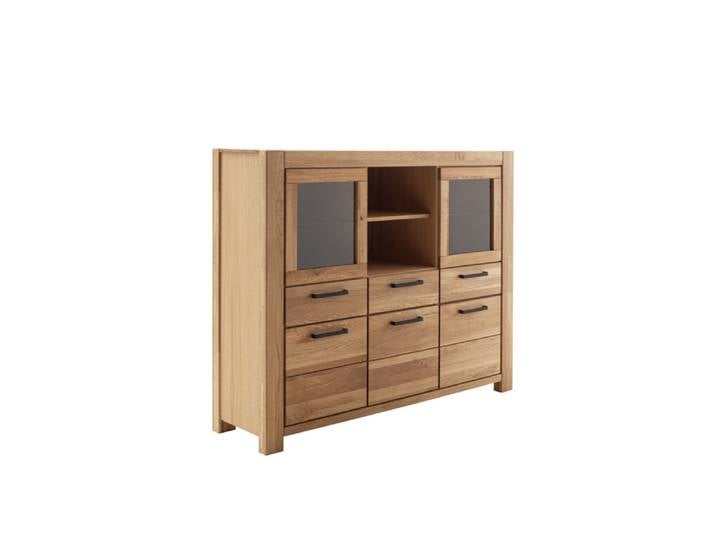 Highboard, Wildeiche, 172×45×140 cm, Mit Stauraum, Modern, MCA-furniture