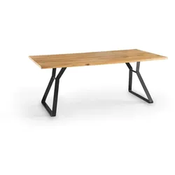 Musterring Esstisch Tallinn 200 x 100 cm Holz Braun Wildeiche