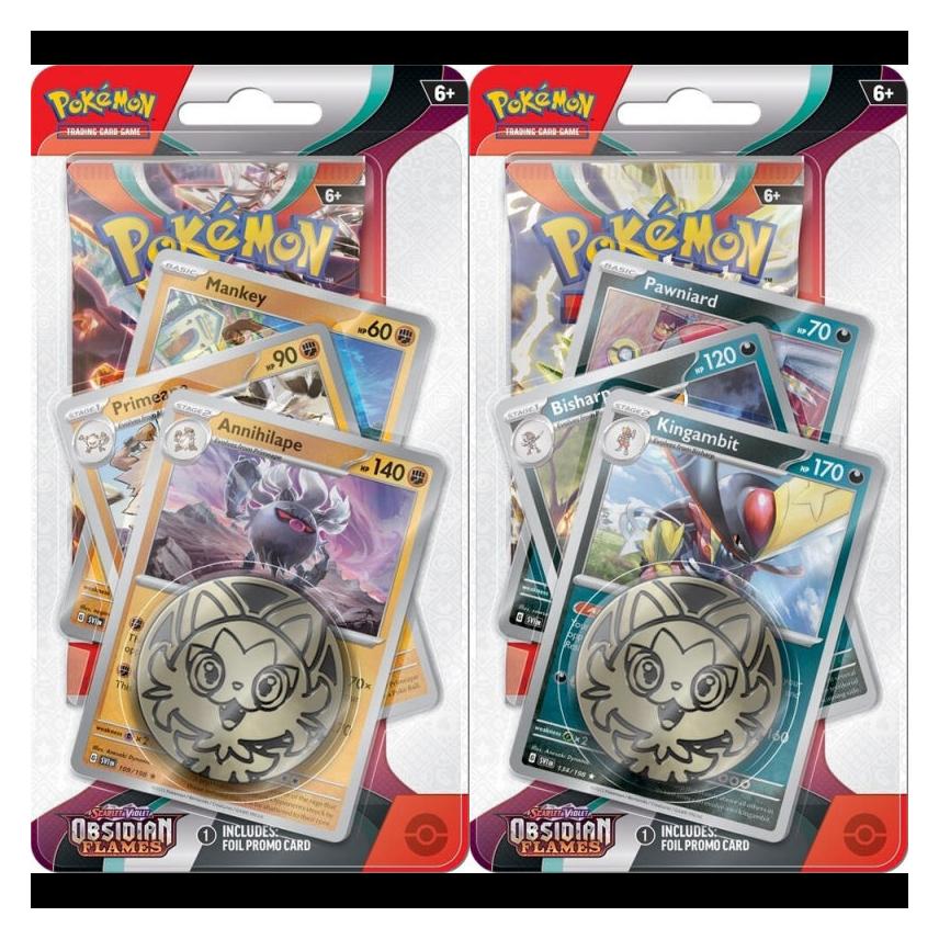 Pokémon Obsidian Flames Premium Checklane Blister (Zufallsmodell) (Englisch, Blister Pack) (POK85386)