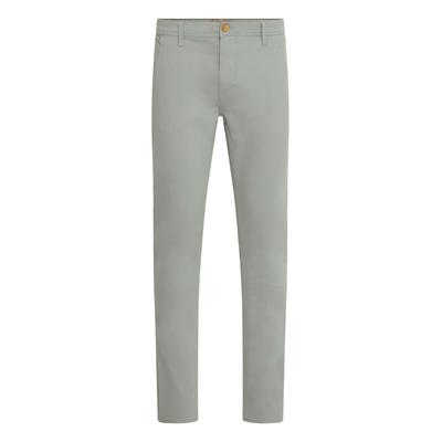 Chinohose BLEND "Chinohose BHNatan", Herren, Gr. 30/34, Länge 34, grau (monument), Obermaterial: 98% Baumwolle CO. 2% Elasthan EL., normal, Hosen Chinohose