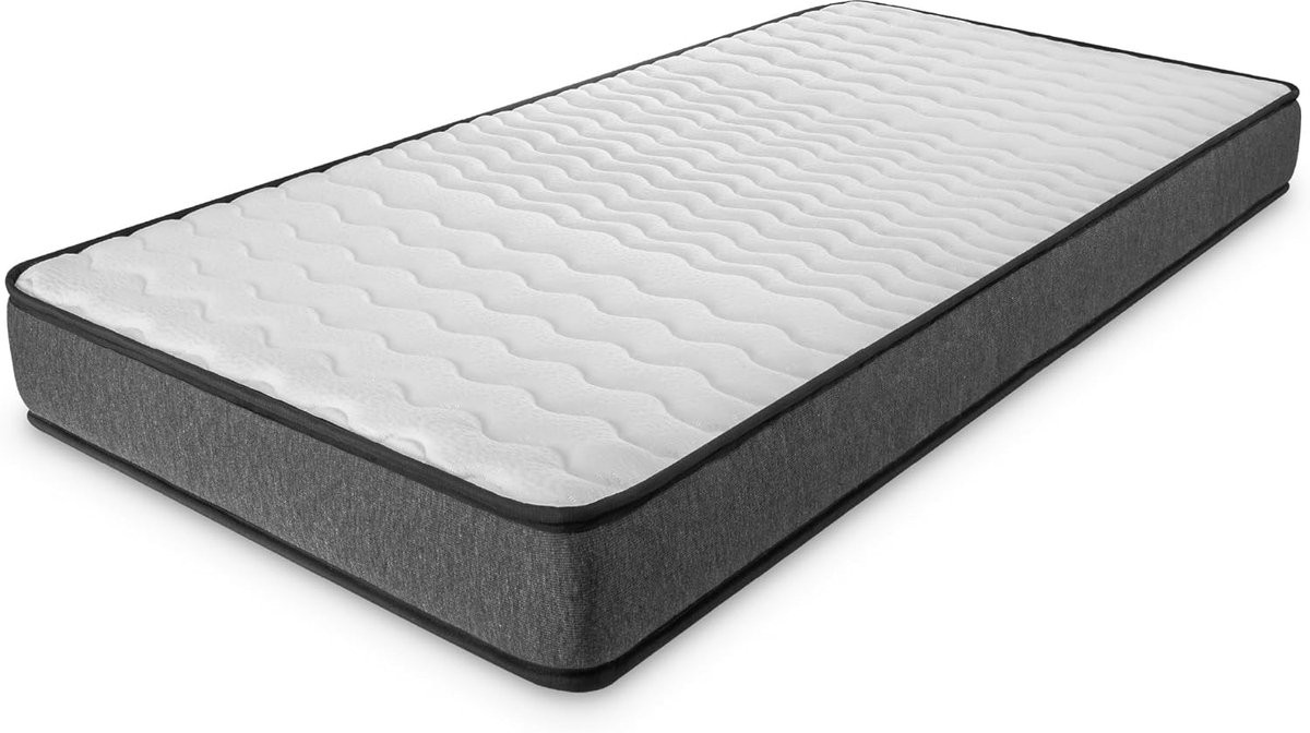 Traagschuim Matras Nieuwe Generatie met 7 Comfortzones - Wit - 90x200 cm