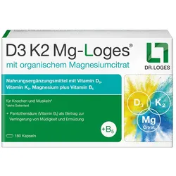 D3 K2 Mg-Loges Kapseln 180 St
