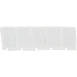 Brady, Etikettenrolle, M4-47-428, metallisierter Polyester, Schwarz auf Silber, 25.40 x 12.70 mm, permanent (480 E.