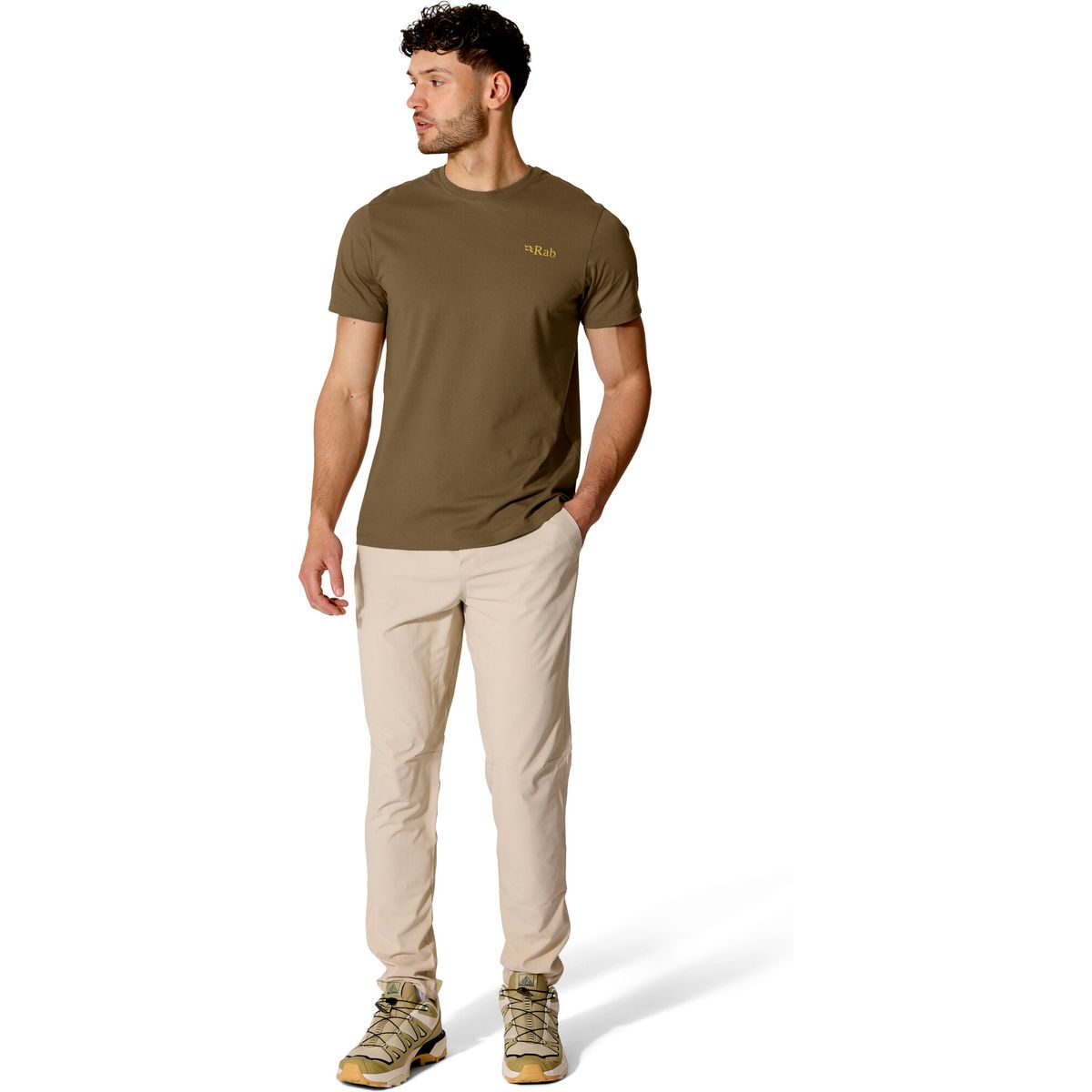 Rab Stance Pitch Tee oak (OAK) M QCC-34-OAK-MED