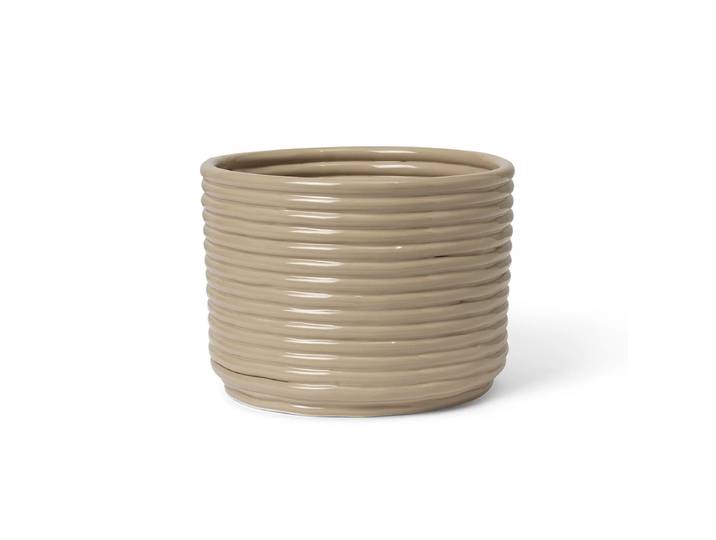 Ferm Living - Corduroy Blumentopf, cashmere