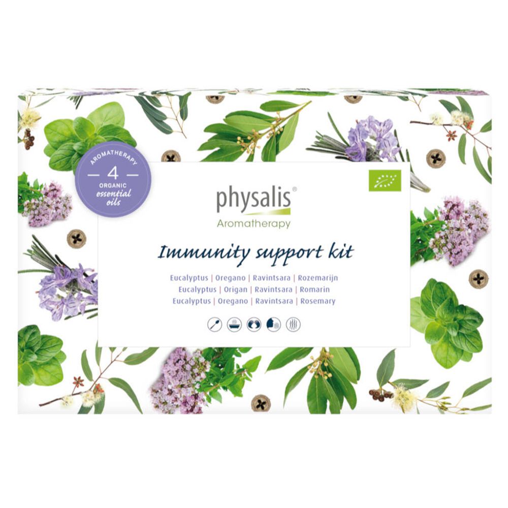 Physalis Immunity Support Kit Bio 4x10 ml Ätherisches Öl